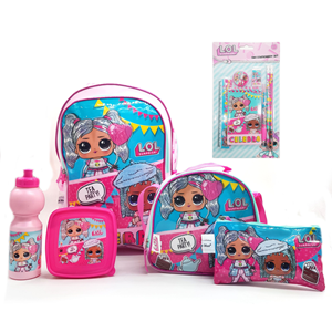 ست 12 در 1 کوله پشتی 46 سانتی LOL Surprise مدل Promotion Items 12 in 1 - LOL Surprise Celebr8_کوله پشتی